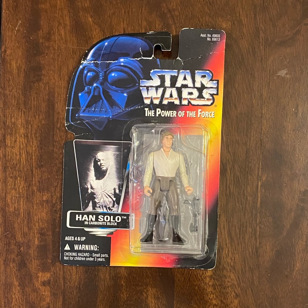 Kenner Star Wars Han Solo In Carbonite Block.